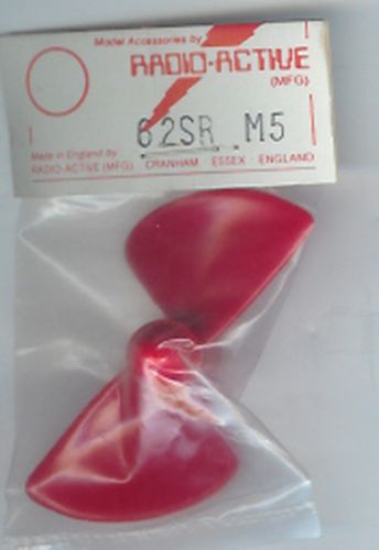 62mm Standard red nylon prop 4mm